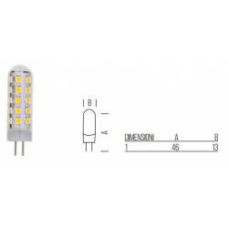 Bi-pin LED Lamp G4 - 2,5 W - 46x13 mm