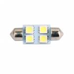 Lampadina Led Siluro SMD 5050 a 4 Led - 0,9W