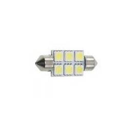 Festoon LED Lamp SMD 5050 6 LED - 1,5 W