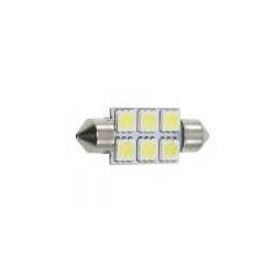 Lampadina Led Siluro SMD 5050 a 6 Led - 1,5W