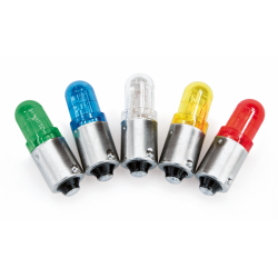 Lampadine Led BA9S Verde, Blu, Bianca, Gialla e Rossa per bottoniera 6/12/28V