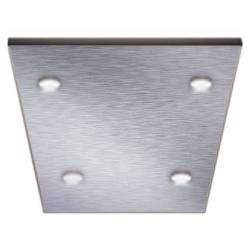 Custom Ceiling satin aluminium finish