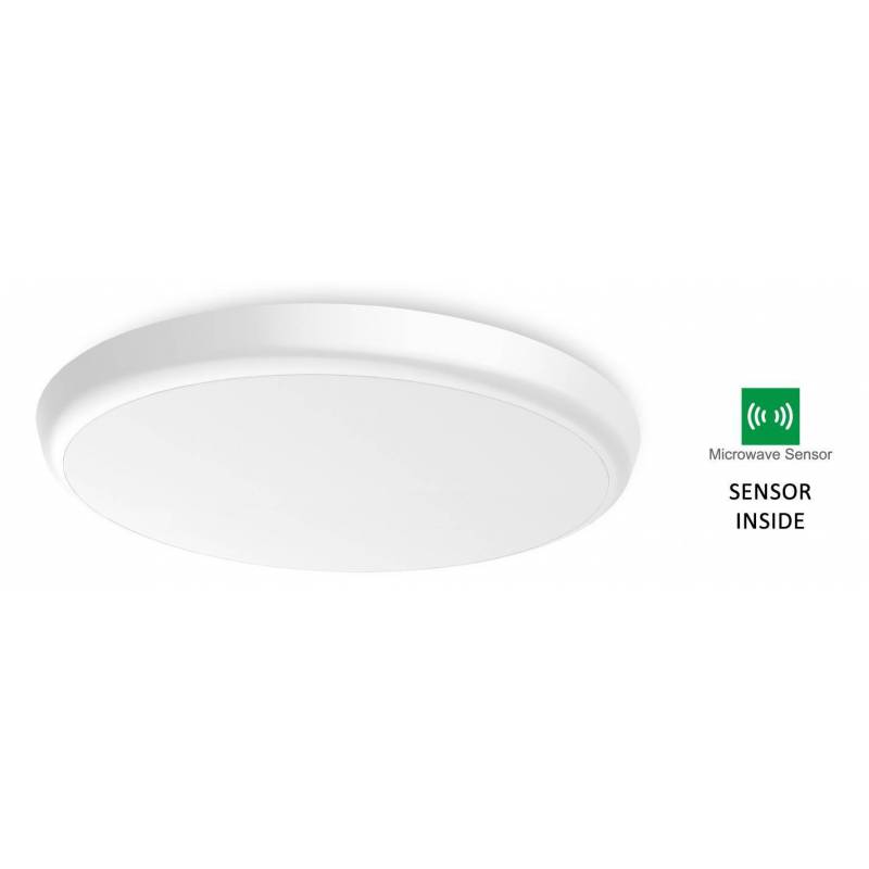 Round LED ceiling light 25 cm Ø  with INTEGRATED PRESENCE SENSOR - 12 W