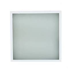 Plafoniera LED quadrata 240 led finitura opalina - 350x350 mm - 16 W - 4000°K