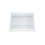 Plafoniera LED quadrata 240  led finitura prismatizzata - 440x440 mm - 16 W - 4000°K