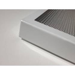 Plafoniera LED quadrata 240  led finitura prismatizzata - 440x440 mm - 16 W - 4000°K