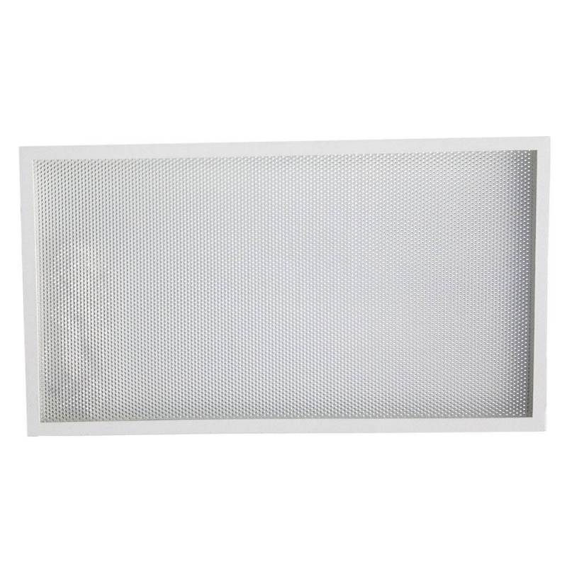 Rectangle LED Ceiling prismatic finish - 16 power led - 310x550x30cm - 18 W