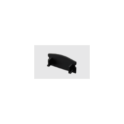 Black plastic cap Aluminium Led Profile NP185