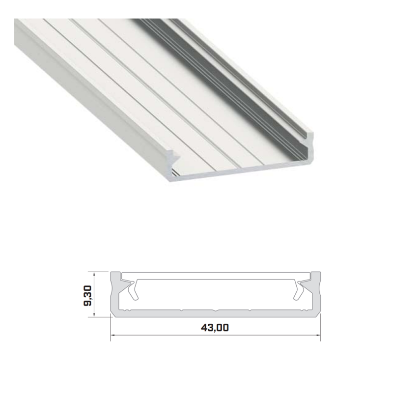 Aluminium LED Profile NP287 Aluminium LED Profile NP287