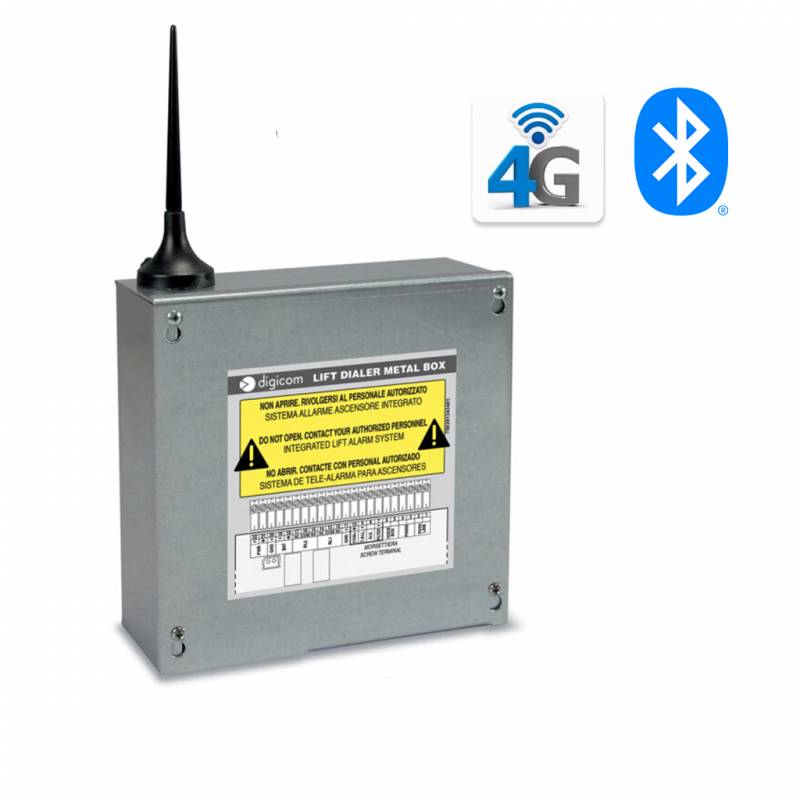 Bidirectional Emergency Phone System for Lifts - 4G Lift Dialer Metal Box -Digicom Bidirectional Emergency Phone System for Lifts - 4G Lift Dialer Metal Box -Digicom