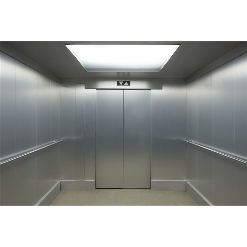 Elevator with Dibond Panel Cladding