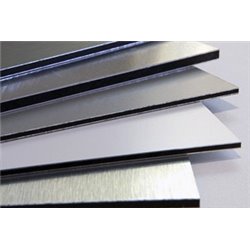 Dibond panels for lift cabin coating