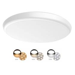 Plafoniera LED tonda Ø250 mm temperatura di colore selezionabile - 12 W