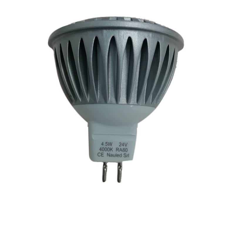 Lampadina LED attacco MR16 - 4,5 W -12-24V