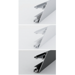 Aluminium, white and black finishes LED Profile NP029-1