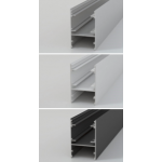 Aluminium, white andl black finishes LED Profile NP056