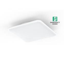 Square LED Ceiling 400x400 mm with Integrated Emergency - 25 W
