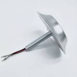 Faretto 12 LED Vulcano 85/15 da incasso tondo in fase di montaggio