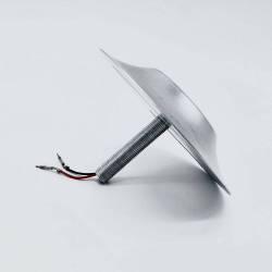 Faretto 12 LED Vulcano 105/15 da incasso tondo in fase di montaggio