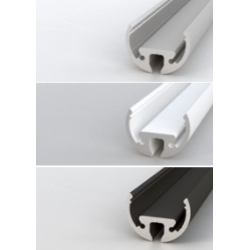 Aluminium, white and black finishes LED Profile NP0122
