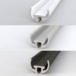 Finitura alluminio, bianca e nera Profilo LED NP0122