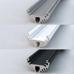 Aluminium, white and black finishes LED Profile NP0126