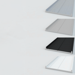 Rough, aluminium, white and black finishes LED Profile NP0261