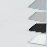 Finitura grezza, alluminio, bianca e nera Profilo LED NP0261