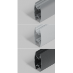 Aluminium, white and black finishes LED Profile NP0265