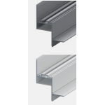 Aluminium and black finishes LED Profile NP0271