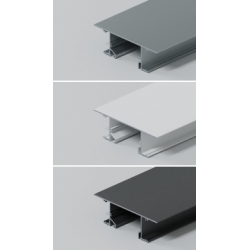 Aluminium, white and black finishes LED Profile NP0292