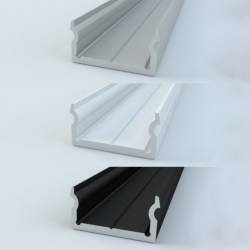 Aluminium black white finish LED Profile NP010