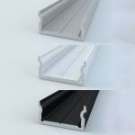Aluminium black white finish LED Profile NP010