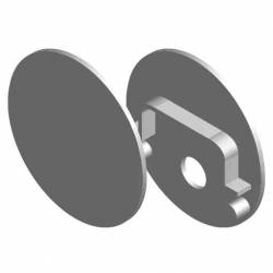 Plastic caps LED Profile NP162