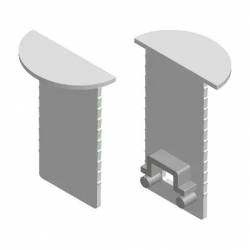 Plastica caps Led Profile NP166