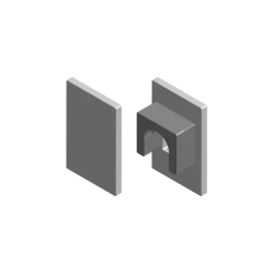 Plastic caps Led Profile NP173