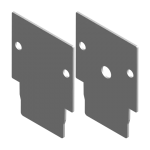 Tappi in plastica Profilo LED NP179