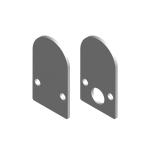 Plastic caps Led Profile NP183