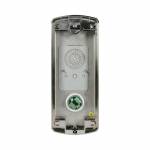 Piastra Inox con Pulsante interno