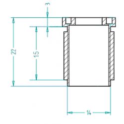 Datasheet Recessed Mini Spot Led for Emergency 1,1W - 350 mA
