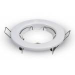 Round LED Spotlight Holder White Finish for Socket MR16 LED Bulb