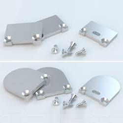 Aluminium Caps LED Profile NP011