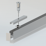 Suspension fixing for Aluminium LED Profile NP016