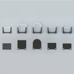 End caps for Aluminium LED Profile NP016