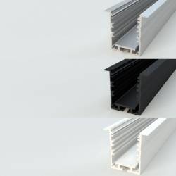 Aluminium, white and black finishes LED Profile NP022