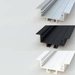 Aluminium, white and black finishes LED Profile NP025