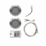 Kit 2 surface-mounted 12 LED VULCAN Spotlights 85-15 2,87 W + power supply, extentions, wirings