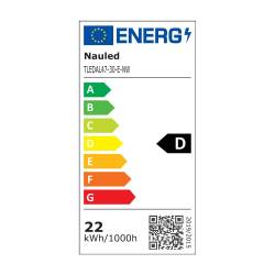 Plafoniera LED tonda Ø300 mm - EMERGENZA INTEGRATA - 18 W - fissaggio a rotazione