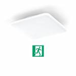 Plafoniera LED quadrata 400x400 mm con EMERGENZA INTEGRATA - 25 W