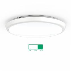 Plafoniera LED tonda Ø250 mm temperatura di colore selezionabile - 12 W